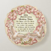 50周年記念円枕 ラウンドクッション (裏面)