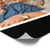 50周年記念写真コラージュウェルカムサイン ポスター (角)