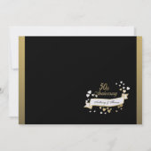 50周年記念写真ハート 招待状 (裏面)