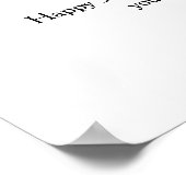 50周年記念写真パーソナライズされたコラージュのポスター ポスター (角)