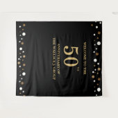 50周年記念写真企業のの背景 タペストリー (正面(横))