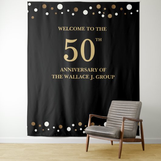 50周年記念写真企業のの背景 タペストリー (インサイチュ)