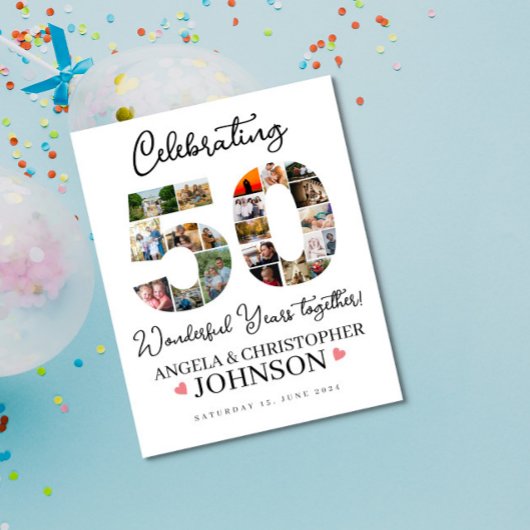 50周年記念写真結婚コレクション ポスター