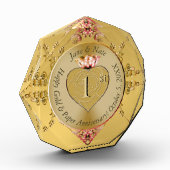 50周年記念写真結婚ブロック フォトブロック (左)