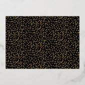 50周年記念写真結婚日付を保存 箔招待状 (裏面)