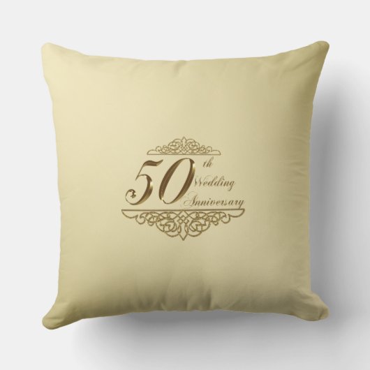 50周年記念写真結婚装飾用クッション クッション (裏面)