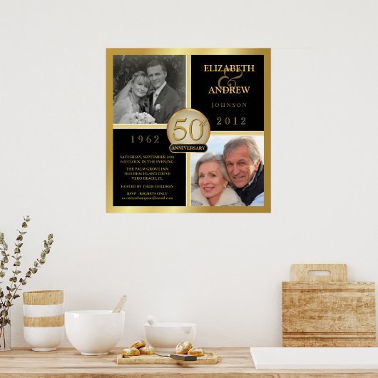 50周年記念広場ポスター – 2枚の写真 ポスター (キッチン)