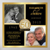 50周年記念広場ポスター – 2枚の写真 ポスター (正面)