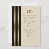 50周年記念招待状 エレガント 招待状 (裏面)