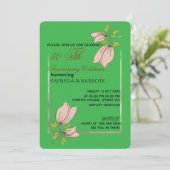 50周年記念招待状, グリーンウェディング アニバーサリー セーブザデート (スタンド正面)