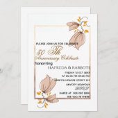 50周年記念招待状, グリーンウェディング アニバーサリー セーブザデート (正面/裏面)