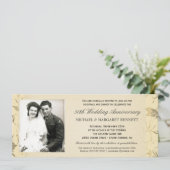 50周年記念招待状 - ヴィクトリアン フローラル 招待状 (スタンド正面)