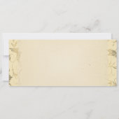 50周年記念招待状 - ヴィクトリアン フローラル 招待状 (裏面)