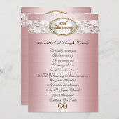 50周年記念招待状 伝統的 招待状 (正面/裏面)