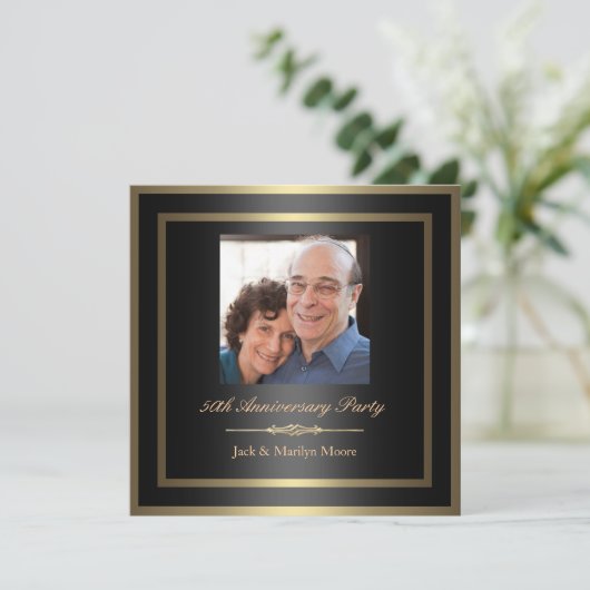 50周年記念招待状 - 写真 招待状 (スタンド正面)