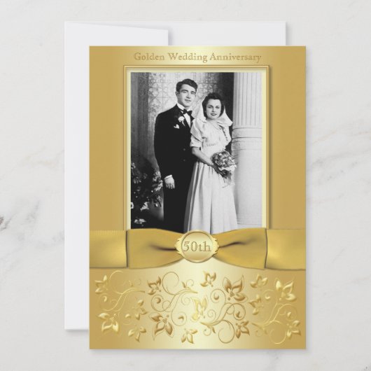 50周年記念招待状 招待状 (正面)