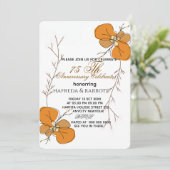 50周年記念招待状, 緑の結婚記念日 招待状 (スタンド正面)