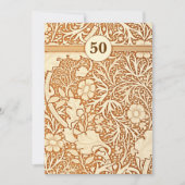 50周年記念日 招待状 (正面)