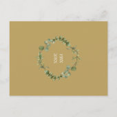 50周年記念日-日付の森の緑を救う  案内ポストカード (裏面)