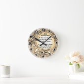 50周年記念時計 ラウンド壁時計 (ホーム)