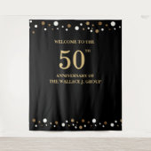 50周年記念法人写真用バックドロップ タペストリー (正面)