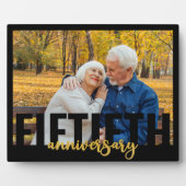 50周年記念特大タイポグラフィ写真 フォトプラーク (正面)