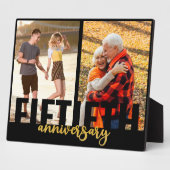 50周年記念特大タイポグラフィ2写真 フォトプラーク (側面)