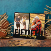 50周年記念特大タイポグラフィ2写真 フォトプラーク (側面)