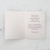 50周年記念結婚グリーティングカード カード (内部)