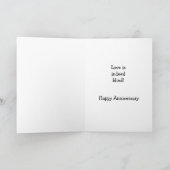 50周年記念結婚グリーティングカード カード (内部)