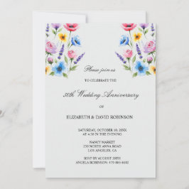 50周年記念結婚グレイ 招待状