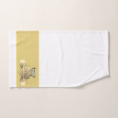 50周年記念結婚ゴールデンクラドー バスタオルセット (ハンドタオル)