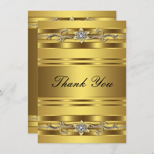 50周年記念結婚サンキューカード サンキューカード (正面/裏面)