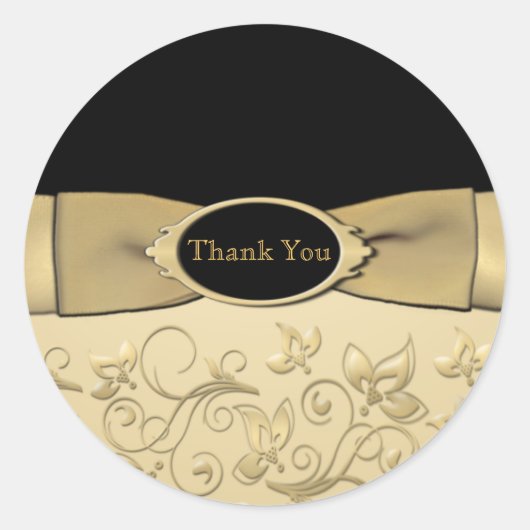 50周年記念結婚ステッカー ラウンドシール (正面)