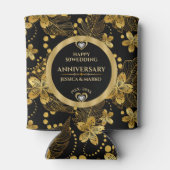 50周年記念結婚トロピカル葉 缶クーラー (裏面)