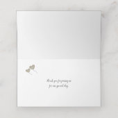 50周年記念結婚ハート プレイスカード (内部開封)