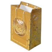 50周年記念結婚バラ ミディアムペーパーバッグ (裏面アングル)