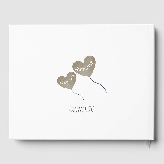 50周年記念結婚バルーン ゲストブック (裏面)