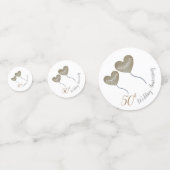 50周年記念結婚バルーン コンフェッティ (正面)