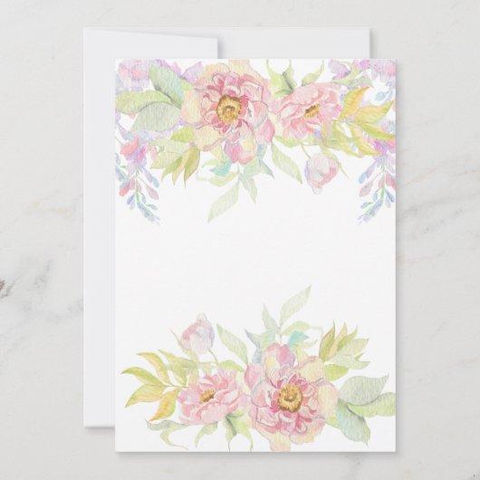 50周年記念結婚パーティーバラ サンキューカード (裏面)