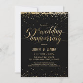 50周年記念結婚パーティー 招待状 (正面)