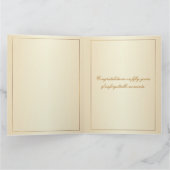 50周年記念結婚フローラゴールデンハート カード (内部)