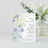 50周年記念結婚フローラ招待状 (スタンド正面)