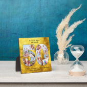 50周年記念結婚ブラック金ゴールドフォトコラージュ フォトプラーク (インサイチュ)