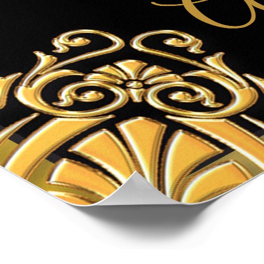 50周年記念結婚ポスターぶら下がった ポスター (角)