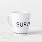 50周年記念結婚マグカップ カフェラテマグ (左アングル)