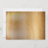 50周年記念結婚ヴィンテージの写真招待状 招待状 (裏面)