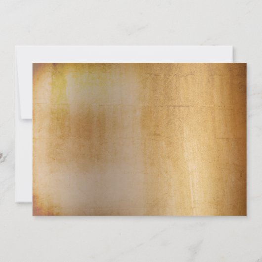 50周年記念結婚ヴィンテージの写真招待状 招待状 (裏面)