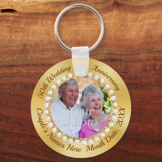 50周年記念結婚会がおみやげを買う キーホルダー (正面)