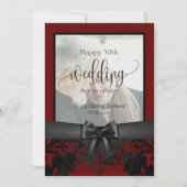 50周年記念結婚写真伝統的i 招待状 (正面)